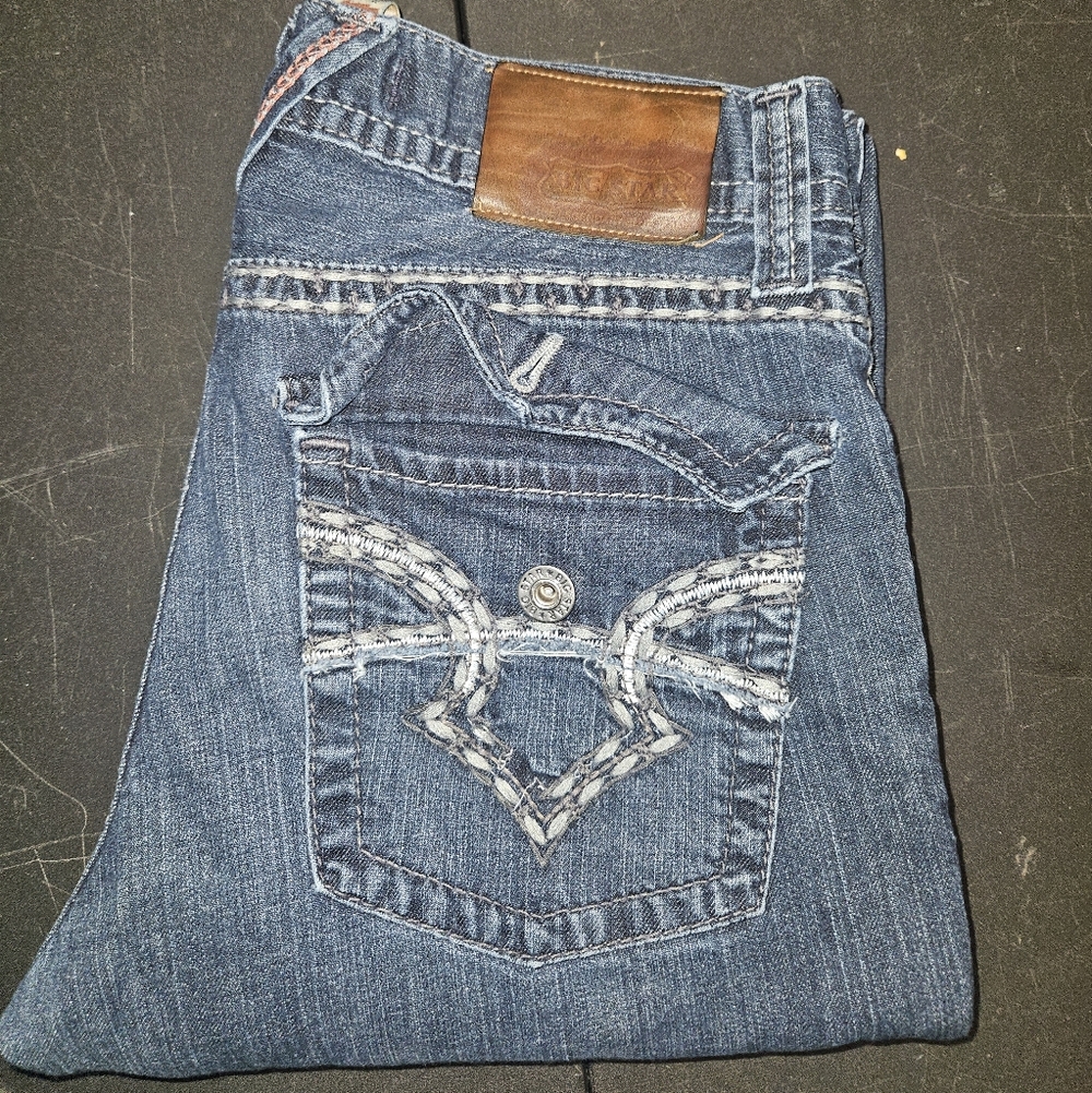 Big Star Men's Orion Bootcut Jeans in Classic Blue